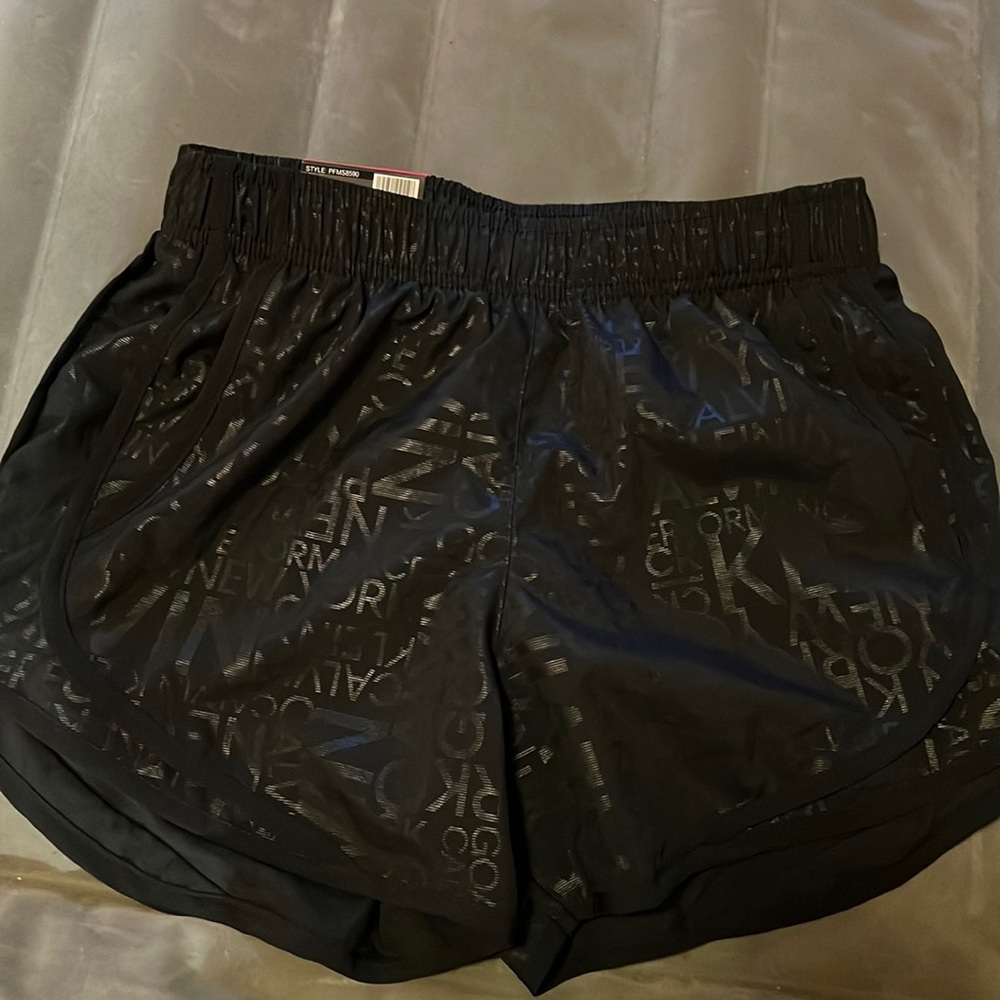 Black calvin klein running shorts